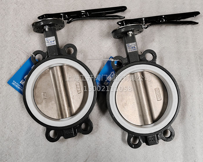 D71F4P-16C-DN150手動四氟蝶閥_耐腐