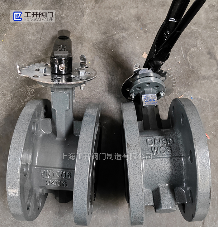 法蘭式手動蝶閥