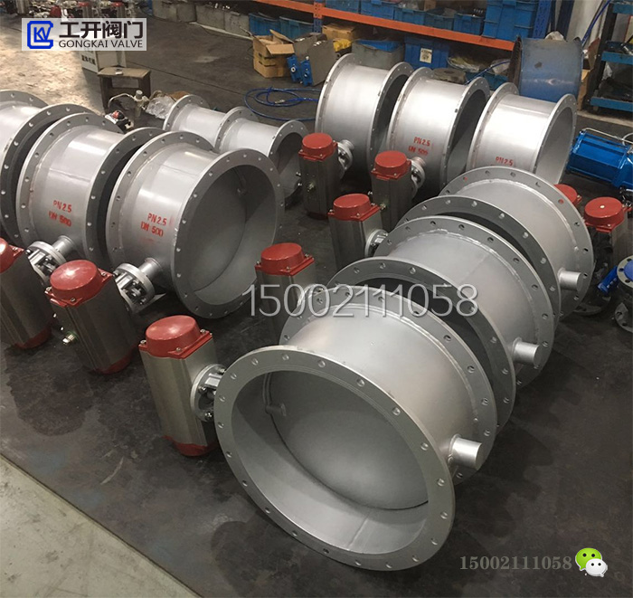 氣動通風蝶閥-不銹鋼材質(zhì)-DN500-PN2.5